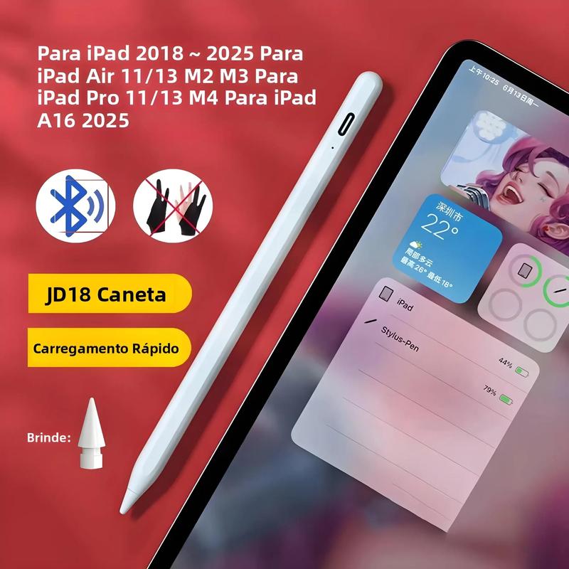 Caneta Stylus Apple Pencil Para iPad pro 12.9 11 Air 4 3 Mini 6 5